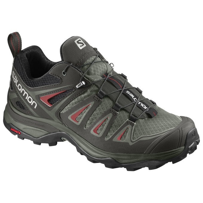 Salomon X ULTRA 3 W Zapatillas Trekking Mujer - Negras / Verde Oliva - Colombia (91657-CLEP)